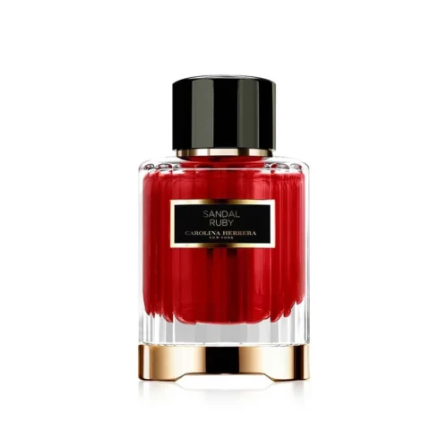 Carolina Herrera Sandal Ruby EDP 100ml blends bright citrus, creamy sandalwood, and warm amber into an elegant, rich, and long-lasting unisex fragrance — ideal for sophisticated warmth and allure.
